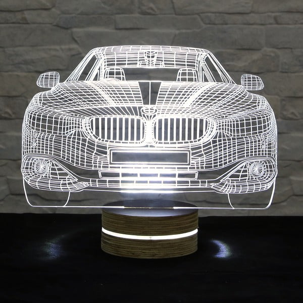 Cool Car 3D stalinė lempa