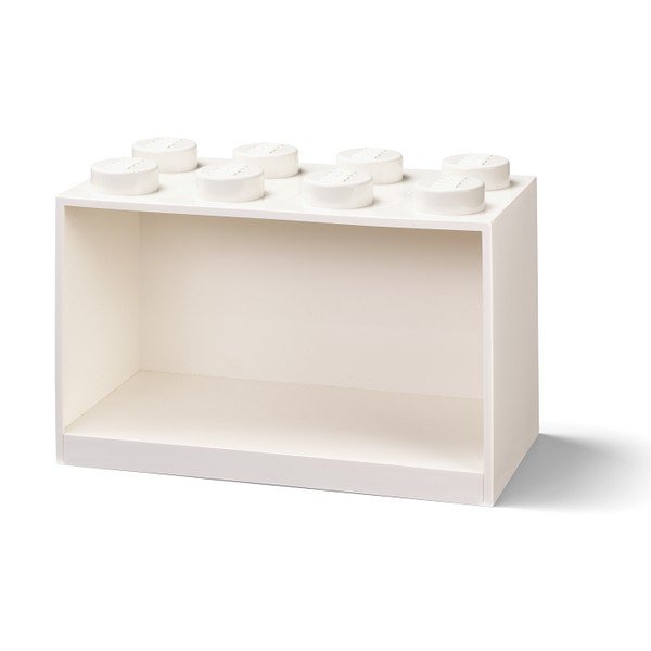 Vaikiška balta sieninė lentyna LEGO® Brick 8-image-1