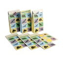 6 vnt. 5x12 cm dydžio dovanų maišelių rinkinys Prehistoric Land - Rex London