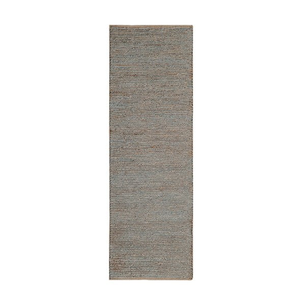 Rankų darbo iš džiuto kilimas šviesiai pilkos spalvos 66x200 cm Soumak – Asiatic Carpets