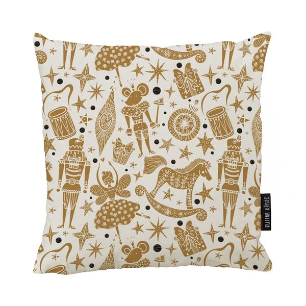 Dekoratyvinis pagalvės užvalkalas su Kalėdų motyvu 45x45 cm Golden Nut Cracker – Butter Kings
