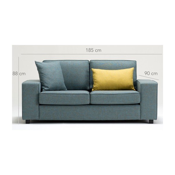 Mėlyna dvivietė sofa "Balcab Home Doty-image-3