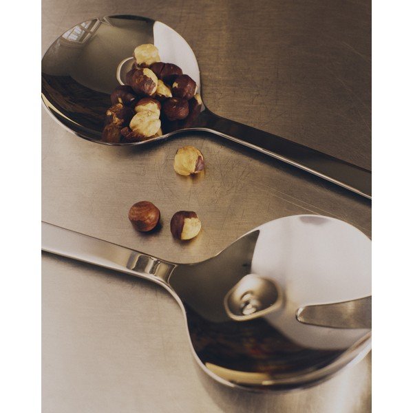 Iš nerūdijančio plieno įrankis salotoms 2 vnt. Nirela – Kave Home-image-2