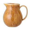 Geltonos spalvos keramikos ąsotis Bloomingville Rani, 1,2 l