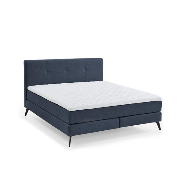Spyruoklinė lova tamsiai mėlynos spalvos 180x200 cm ANCONA – Meise Möbel