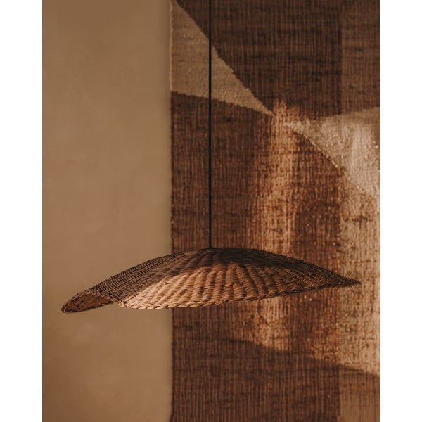 Natūralios spalvos šviestuvo gaubtas ø 80 cm Bisbal – Kave Home-image-1