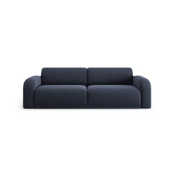 Iš velveto sofa tamsiai mėlynos spalvos 242 cm Erin – Micadoni Home