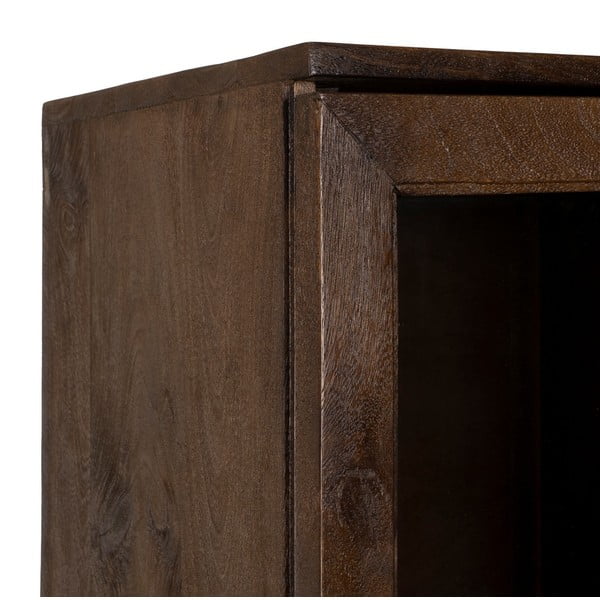 Rudos spalvos iš mango masyvo vitrina 40x180x40 cm Ravi – Ixia-image-3