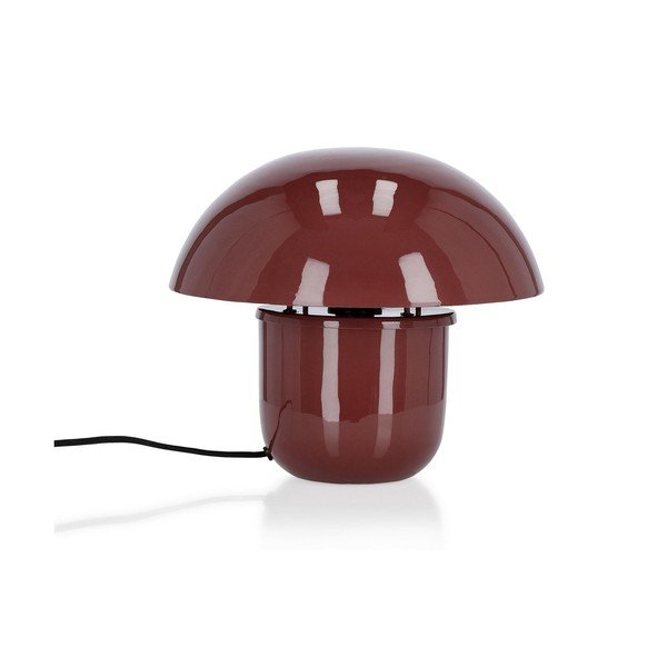 Bordo spalvos iš metalo stalinis šviestuvas (aukštis 27 cm) su metaliniu gaubtu Koppel – Bizzotto