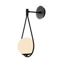 Sieninė lempa juodos spalvos ø 15 cm Arch – Squid Lighting