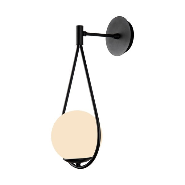 Sieninė lempa juodos spalvos ø 15 cm Arch – Squid Lighting
