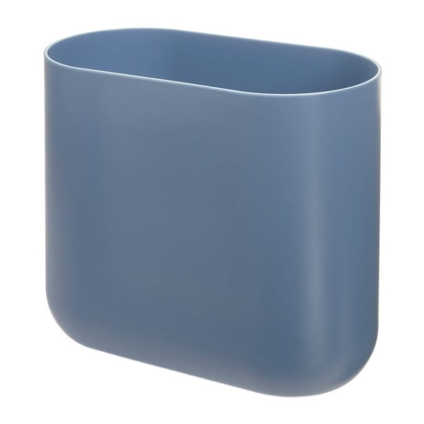 Mėlyna šiukšliadėžė iDesign Slim Cade, 6,5 l