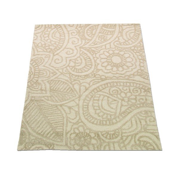 Vilnonis kilimas Mendhi 120x170 cm, natūralus-image-1