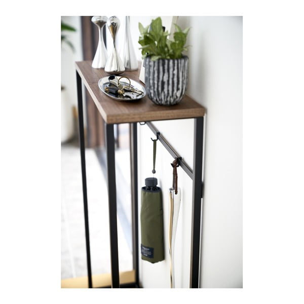 Konsolinis staliukas juodos spalvos 18.5x60 cm Tower – YAMAZAKI-image-2
