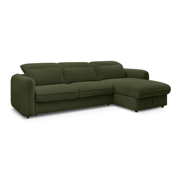 Sulankstoma kampinė sofa žalios spalvos (kintama) Achille – Bobochic Paris-image-3