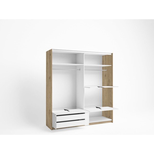 Balta žema komoda 88x35 cm Brisa - Marckeric-image-1