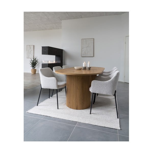 Valgomojo stalas iš tuopos 100x210 cm Boavista – House Nordic-image-3