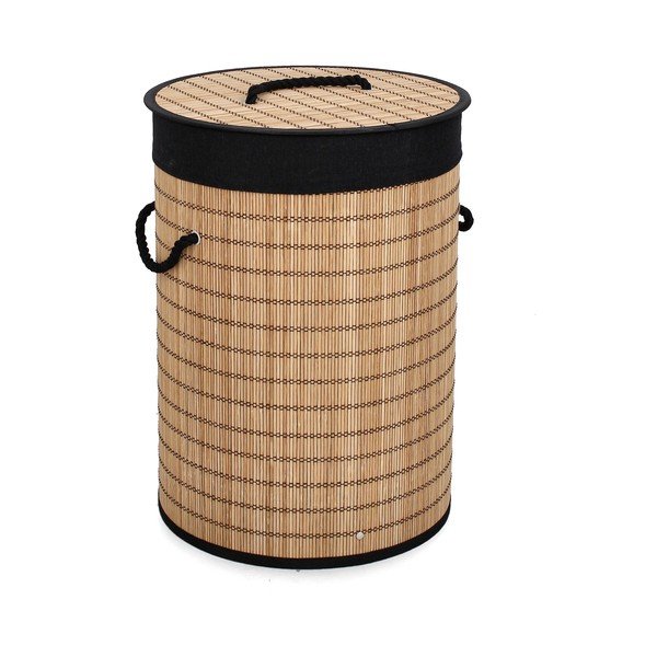 Natūralios spalvos iš bambuko skalbinių krepšys Sintia – Yes Everyday