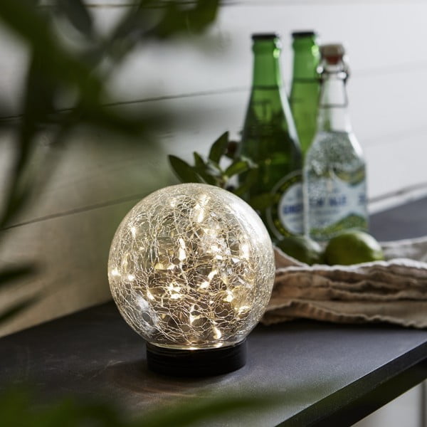 Lauko saulės energija veikiantis lauko LED šviestuvas Star Trading Glory, ø 12 cm-image-1