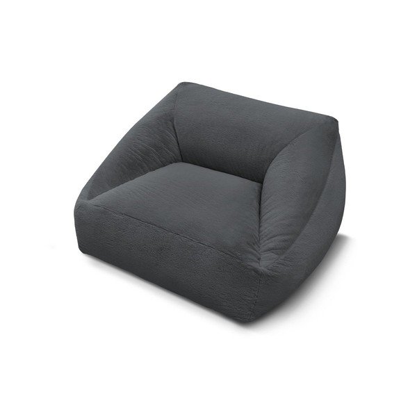 Tamsiai pilkos spalvos sėdmaišis iš dirbtinio kailio Lilibet – Bobochic Paris-image-3