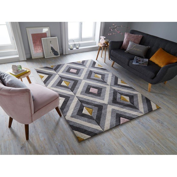 Pilkas kilimas Flair Rugs Paloma, 200 x 290 cm-image-4