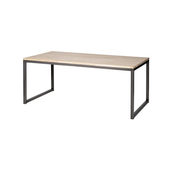 Valgomojo stalas iš ąžuolo medienos WOOOD Olivier, 90 x 180 cm-image-3