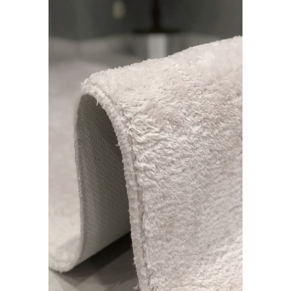 Vonios kilimėliai šviesiai pilkos spalvos 2 vnt. 50x90 cm Plush – Mila Home-image-1