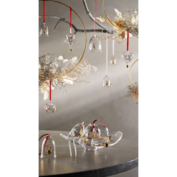 Iš stiklo pūsti Kalėdų eglutės žaisliukai ø 6,5 cm Ann-Sofi Romme Annual Christmas Bauble – Holmegaard-image-2