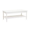Baltos spalvos kavos staliukas 60x120 cm Heritage – Premier Housewares