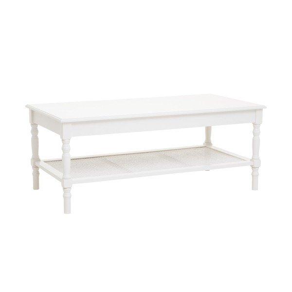 Baltos spalvos kavos staliukas 60x120 cm Heritage – Premier Housewares