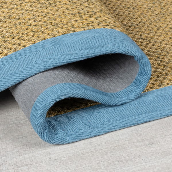 Šviesiai mėlynos spalvos/šviesiai rudos spalvos lauko ir vidaus kilimas 120x170 cm Sisal Look – Flair Rugs-image-2