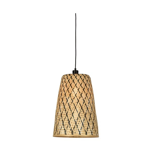 Pakabinamas bambukinis šviestuvas Good&Mojo Kalimantan, ⌀ 34 cm