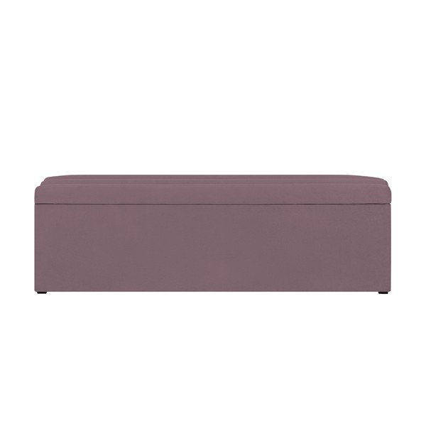 Levandų violetinės spalvos otomanas su daiktų laikymo vieta "Cosmopolitan Design LA", 200 x 47 cm-image-1