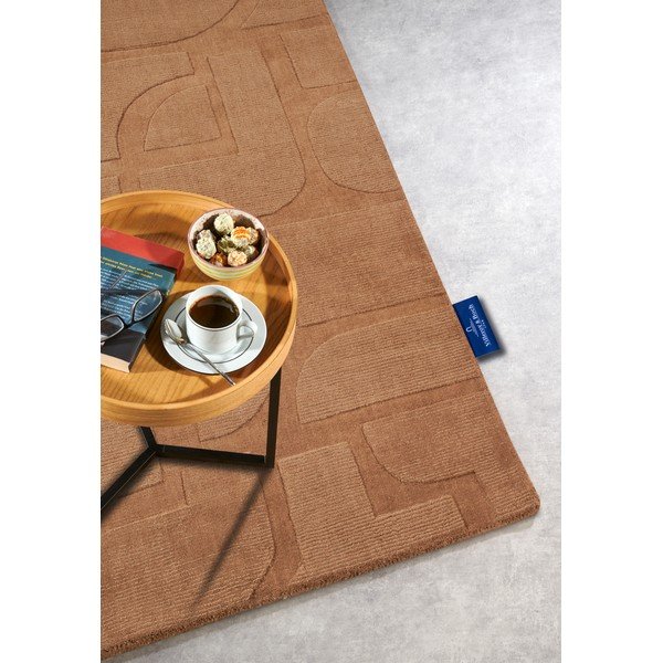 Rankų darbo iš vilnos kilimas rudos spalvos 160x230 cm Alexis – Villeroy&Boch-image-2