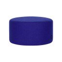 Mėlynos spalvos pufas iš vilnos Folk – noo.ma