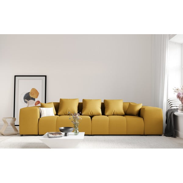 Geltonas modulinės sofos atlošas Rome - Cosmopolitan Design-image-1