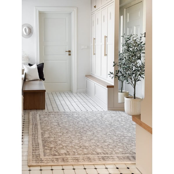 Smėlio spalvos iš vilnos kilimas 230x340 cm Agnus Granny – Agnella-image-1