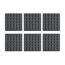 Neslystantys kilimėliai 5 vnt. vonioms 13x13 cm Quadro – MSV