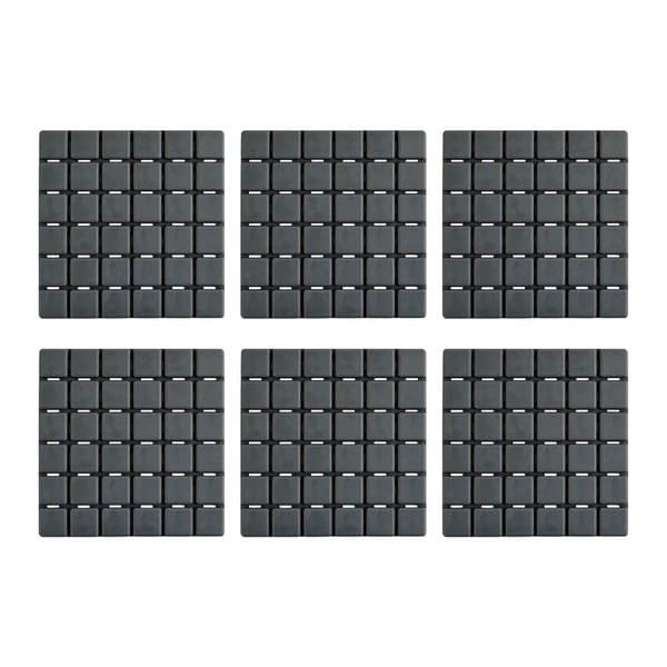 Neslystantys kilimėliai 5 vnt. vonioms 13x13 cm Quadro – MSV