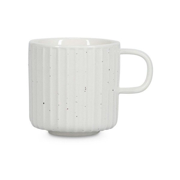 Baltos spalvos iš Kinijos kaulinio porceliano puodelis 205 ml Ora Gloss – Salt&Pepper