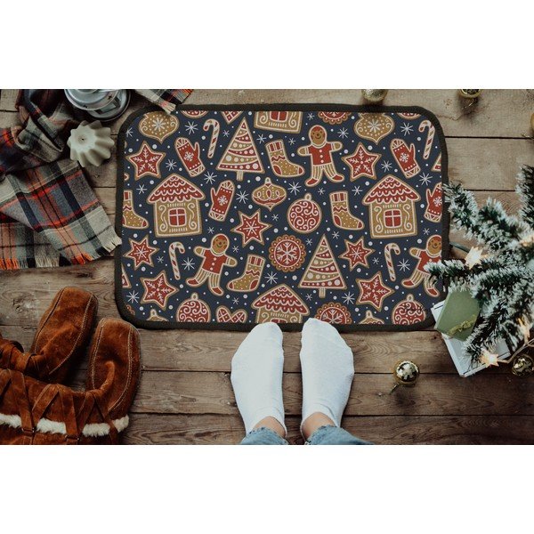Grindų kilimėlis su Kalėdų motyvu 40x60 cm – Butter Kings-image-1