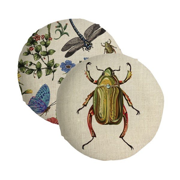 Dvipusė pagalvė Madre Selva Tierra Bella, ⌀ 45 cm-image-2