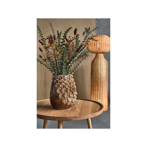 Pastatomas šviestuvas natūralios spalvos (aukštis 130 cm) su rotango gaubtu Vinka – Villa Collection-image-3