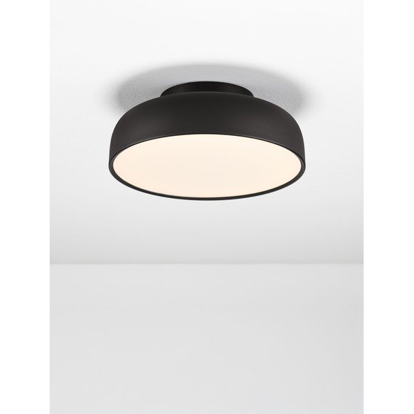 Matinės juodos spalvos iš aliuminio lubinis šviestuvas LED su pritemdymo funkcija Noelia – Nova Luce-image-3