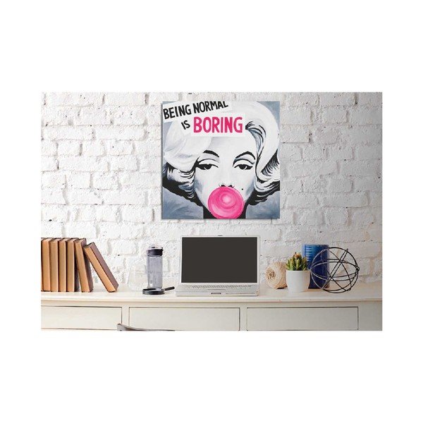 Paveikslas ant drobės Pop Art, 45 x 45 cm-image-1