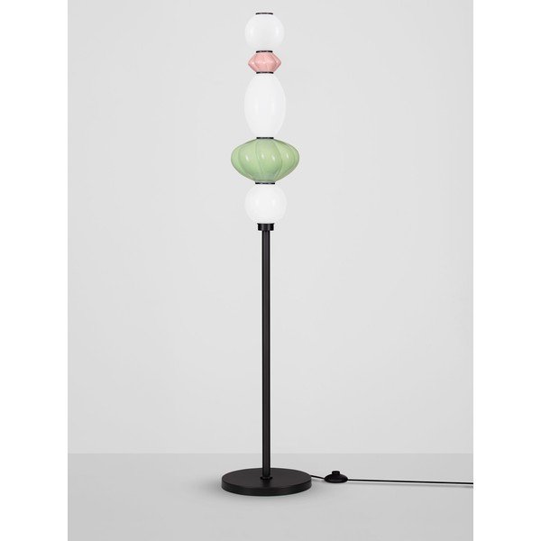 Iš keramikos pastatomas šviestuvas LED su pritemdymo funkcija (aukštis 136,5 cm) su keramikiniu gaubtu/su stiklo gaubtu Oneta – Nova Luce-image-3