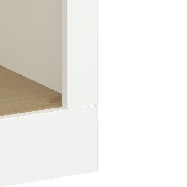 Baltos spalvos pušies knygų spinta 82x189 cm Nola - Tvilum-image-3