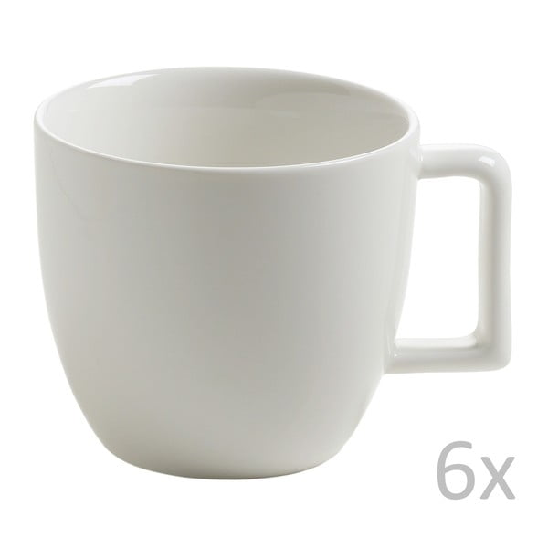 6 "Maxwell & Williams Page" porcelianinių puodelių rinkinys, 350 ml
