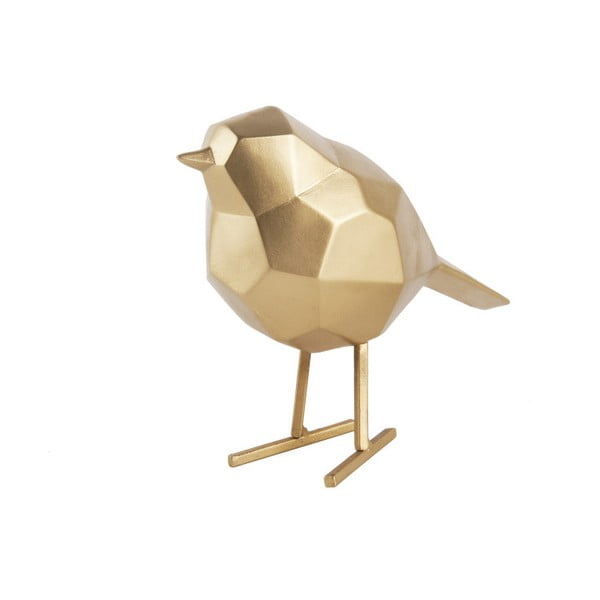 Dekoratyvinė aukso spalvos statulėlė PT LIVING Bird Small Statue