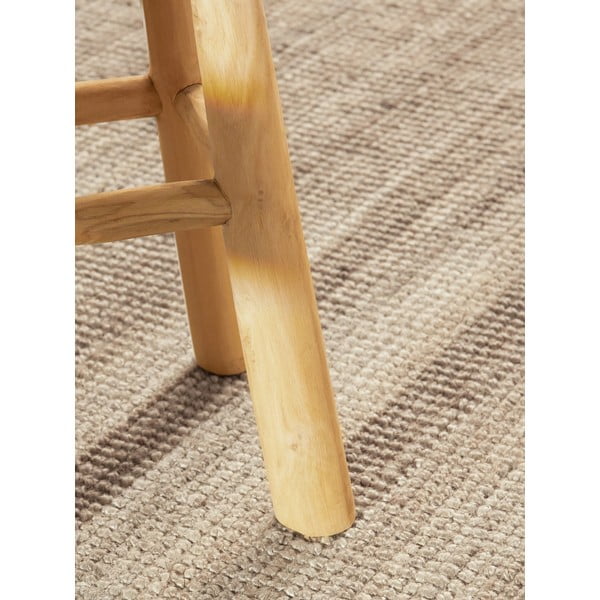 Taupe spalvos iš džiuto apvalios formos kilimas ø 160 cm Bouclé Jaipur – Hanse Home-image-4
